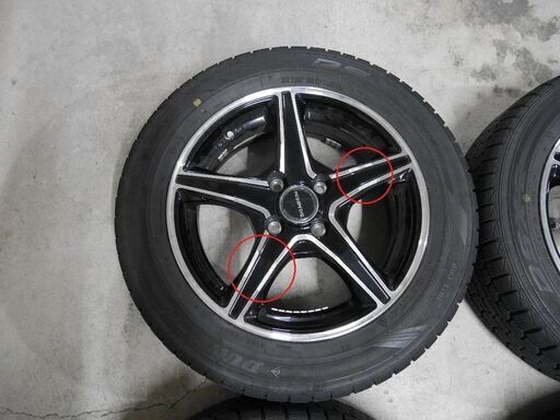 ＜引取のみ＞スタッドレス 185/60/R15　PCD100　IS45