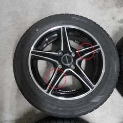 ＜引取のみ＞スタッドレス 185/60/R15　PCD100　IS45の画像