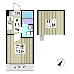 YK💞✨敷金ゼロ✨礼金ゼロ✨仲介手数料ゼロ✨駅徒歩６分！南東向き...
