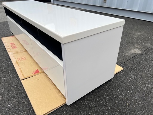 ニトリ テレビボード DUKE150LB-WH (T-2) 富木の収納家具《テレビ台