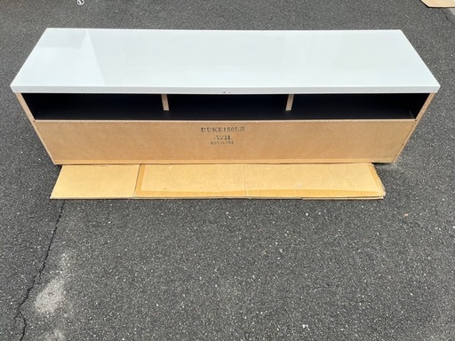 ニトリ テレビボード DUKE150LB-WH (T-2) 富木の収納家具《テレビ台