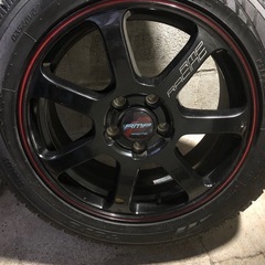 アルミ付きスタッドレスタイヤ　4本