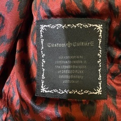 Custom Culture （カスタムカルチャー）Pコート  ブラック サイズM ピーコートの画像