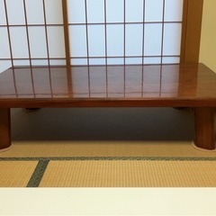 取引中 桜の木、座卓、1500×900