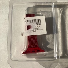 42/44/45/49/mmアップルウオッチバンド赤/レッド ★未使用の画像