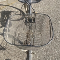 黒い自転車の画像