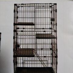 猫用ケージ3段