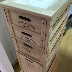 [取引中]ニトリ　キッチンワゴン　4段