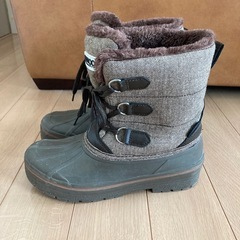 ★outdoor 防寒ブーツ　防水　長靴　ボア　24センチ★の画像