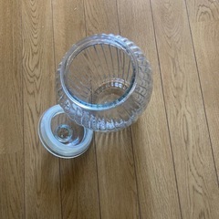 ガラス製クリアガラス ストッカー 保存容器の画像