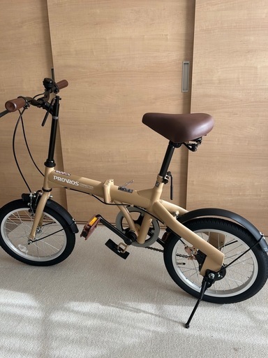 折りたたみ自転車 16インチ 自転車 軽量 安い ライト付 ロック錠