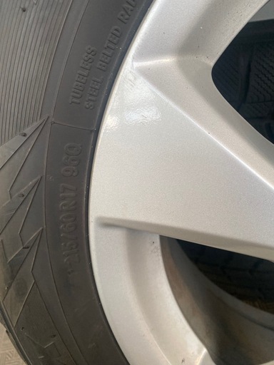 トヨタ　CH-R 17インチスタッドレスタイヤ４本セット