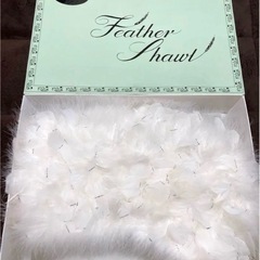 フェザーショール　ファーショール　の画像