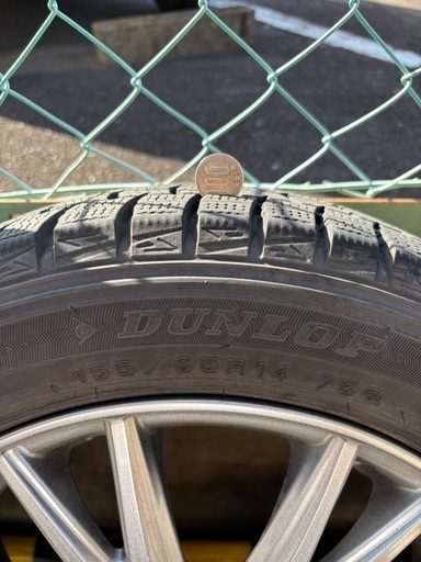 軽自動車用 スタッドレスタイヤ 4本セット 155/65/R14