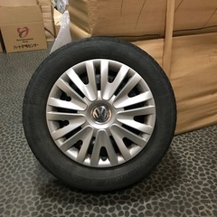 【終了】VW ゴルフ　中古純正スチールホイールタイヤ 4本セット