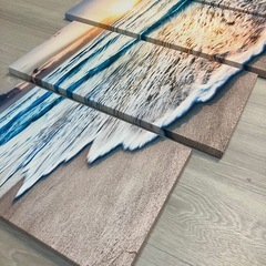 壁掛け5枚セット 海岸の絵画  の画像