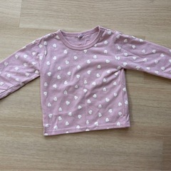 【美品】ベビー服 ハート柄