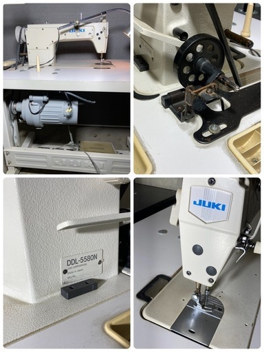 JUKI 工業用ミシン DDLｰ5580
N 一本針本縫い  通電確認済み 動作確認済み 部品取りも可  