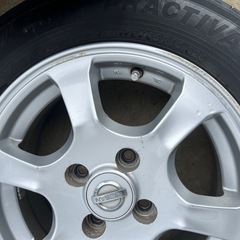受付終了 夏タイヤ🛞175/65R14日産純正ホイール　ノート等の画像