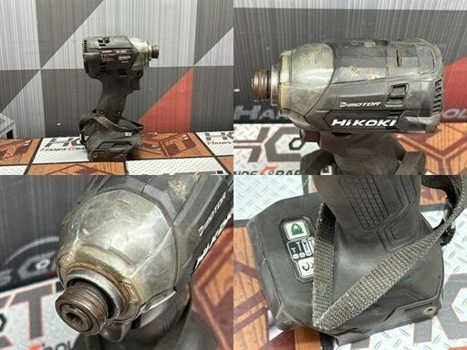 値下げしました！【中古】ハイコーキ HiKOKI WH18DC コードレスインパクトドライバ(ケース違い) バッテリ・充電器付き