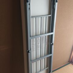 【新潟県中越の方送料無料】折りたたみテーブル 150cmx45cmx70cm キッチンテーブル・調理台・会議テーブルの画像