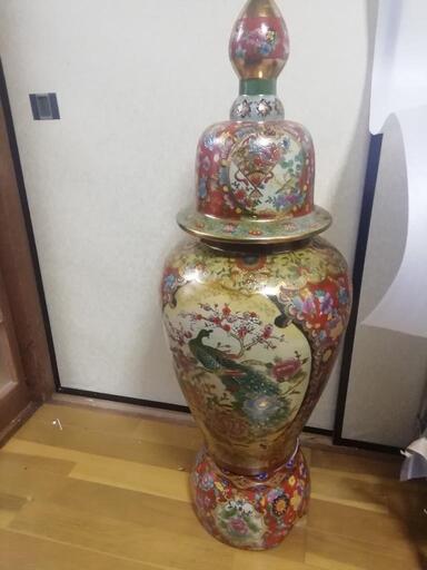 金蘭手 飾り つぼ 高さ98cm