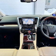 アルファードHV LM350仕様　aimgainエアロ　BBS20インチの画像