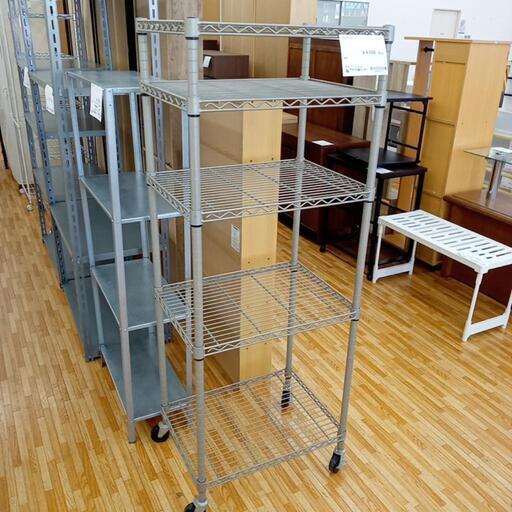 ★ジモティ割あり★ スチールラック　グレー系　クリーニング済　YJ5045
