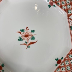 たちきち　赤絵　お皿いかがでしょうか？の画像