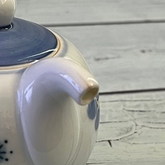 白山陶器 急須 ２客セット　花模様　和風　料亭　和御膳　和モダン　昭和レトロの画像