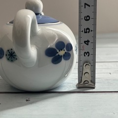 白山陶器 急須 ２客セット　花模様　和風　料亭　和御膳　和モダン　昭和レトロの画像
