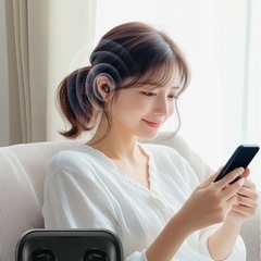 【新品未使用】① ワイヤレスイヤホン【革新設計】 bluetooth イヤホン 48時間連続再生 ブルートゥース イヤホン Hi-Fi高音質 小型軽量 IPX7防水 Bluetooth5.4 LEDディスプレイ AAC/SBC片耳/両耳イヤホン bluetooth ENCノイズキャンセリングの画像