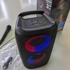 カラオケ 音楽再生スピーカー マイク付き