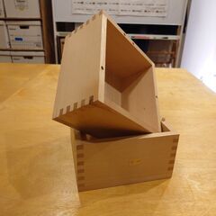 一升枡　ます　マス　升　豆まきの画像