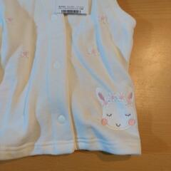 新品タグ付女児うさみみベスト95　の画像