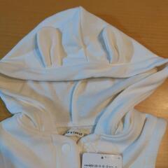 新品タグ付女児うさみみベスト95　の画像