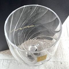 未使用 カガミクリスタル バーガンディー ペアワイングラス ＃2056 2客セット KAGAMI CRYSTAL クリスタルガラス製 ☆ 札幌市白石区 白石店 の画像