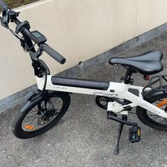 電動アシスト自転車　「HIMO C20」　パールホワイト　スペア...