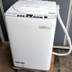 SHARP/シャープ 全自動洗濯機 ES-G60TC-W 6.0...