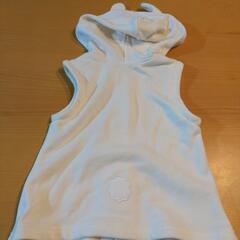 新品タグ付女児うさみみベスト95　の画像