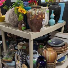 ★ 花瓶 陶器 剣山 フラワーベース 花器 水盤 睡蓮鉢 水鉢 お店までご来店をお待ちしております！の画像