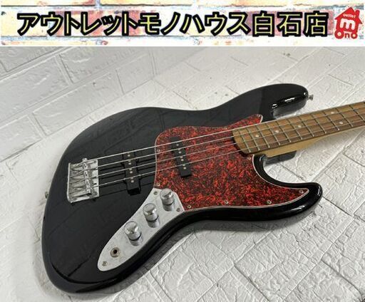 動作OK PhotoGenic エレキベース JB-240 ジャズベースタイプ ブラック 鼈甲ピックガード フォトジェニック 4弦 現状品  札幌市白石区 白石店