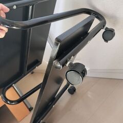 パソコンデスク/テレビ台/ロータイプ/キャスター付き/2段の画像