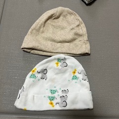 （同時購入で無料）美品　帽子　赤ちゃん　新生児の画像