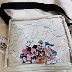 ディズニー　ショルダー　バック　白