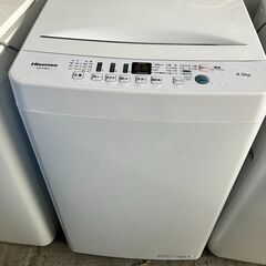 2021年製！ハイセンス 全自動電気洗濯機 4.5kg HW-E...