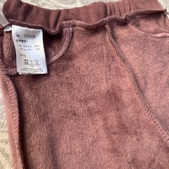 【試着のみ未使用品・美品】冬　女の子　パンツ　100.105.110 ピンクベージュの画像