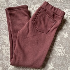 【試着のみ未使用品・美品】冬　女の子　パンツ　100.105.110 ピンクベージュの画像