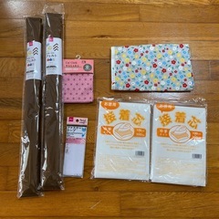 未使用フェルト,端切れ,ファスナーテープ、接着芯,布