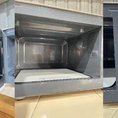 【A-Stage】電子レンジ DRF-S18HFA 2021年 ホワイト ヘルツフリー フラットタイプ シンプル スタイリッシュデザインの画像